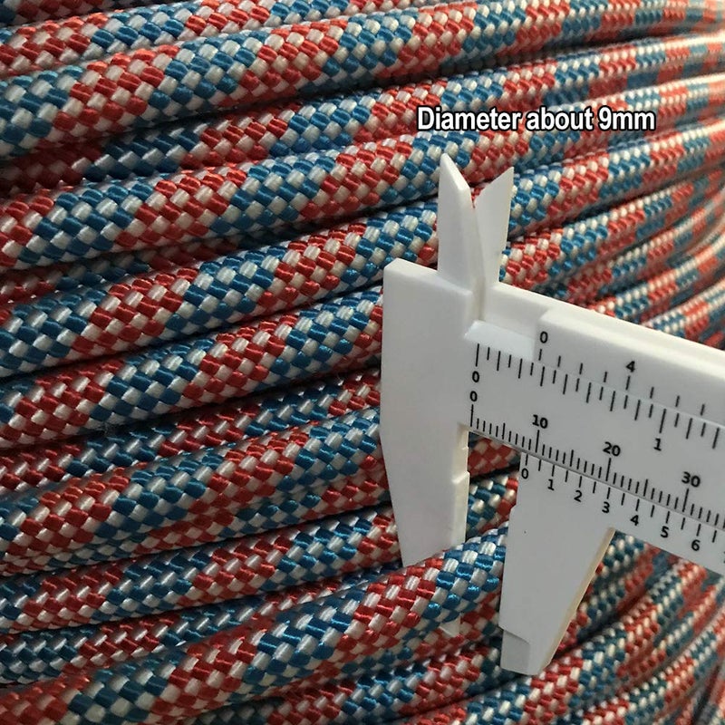 DESERT & FOX Outdoor Emergency Rope,Camping Ropes Climbing Ropes Diameter 9mm 10m/20m/30m/50m Wear Resistant High Strength Hiking Accessory Tool - Image 2